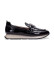 Comprar Hispanitas Mocassins em pele Kansas Rock preto