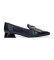 Kaufen Hispanitas Triflow marineblaue Leder-Slipper