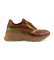 Comprare Hispanitas Sneakers in pelle color paprika marrone