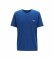 BOSS Camiseta Regulat Fit Logo en Contraste azul