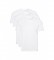 BOSS Pacote de 3 camisolas interiores de algodão branco