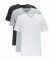 BOSS Pack de 3 T-shirts VN CO 10145963 01 branco, preto, cinzento