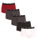 HUGO Confezione 5 boxer elastici grigio, nero, bianco, rosso