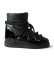 Buy Inuikii Black Gloss Wedge Leather Boots
