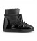 Kup Inuikii Skórzane botki Gloss Wedge czarne
