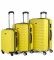ITACA Conjunto de caixa para carrinhos de 4 rodas 71200 amarelo -55x65x75cm-