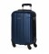 ITACA 4 wheeled rigid cabin suitcase 771150 marine -55x37x20cm