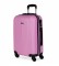 ITACA 4 Wheeled Rigid Cabin Travel Case T71550 pink -55x38x20cm