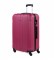 ITACA Grande valise de voyage XL rigide Ã  4 roues 771170 fraise -73x48x28cm