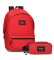 Kopen Pepe Jeans Aris rugzak met rode hoes