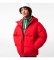 Lacoste Red quilted coat