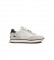 Lacoste L-Spin trainers in white fabric
