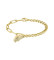 Comprar Lacoste Brazalete de acero dorado