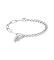 Comprar Lacoste Brazalete de acero plateado
