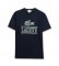 Lacoste T-shirt com logÃ³tipo azul-marinho