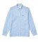 Lacoste Camisa de Lino azul claro