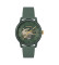 Buy Lacoste Automatic watch with leather strap 12.12 green