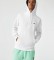 Lacoste Sweatshirt in organic cotton with white hood