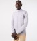 Lacoste Sweat-shirt gris à fermeture éclair