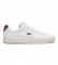 Lacoste Lerond Pro 222 shoes white, red