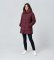Nakup Lauren Ralph Lauren Puhovka s kapuco v bordo barvi