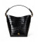 Comprare Lauren Ralph Lauren Borsa a mano in pelle goffrata nera