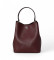 Kup Lauren Ralph Lauren Mała bordowa skórzana torba crossbody Reese