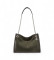Comprar Lauren Ralph Lauren Bolso tote Bradley de ante y piel verde oscuro