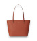 Kaufen Lauren Ralph Lauren Karly mittelgroße braune Crossbody-Tasche aus Leder