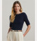 Comprar Lauren Ralph Lauren Camiseta de cuello barco marino
