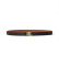 Comprar Lauren Ralph Lauren Cinturón de piel Reversible con logo negro, marrón