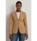 Köp Lauren Ralph Lauren Beige jacquardblazer med snörning