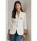 Comprar Lauren Ralph Lauren Blazer de jacquard entorchado blanco