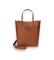 Comprar Lauren Ralph Lauren Bolsa tote Cameryn de couro granulado castanho