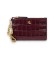 Acheter Lauren Ralph Lauren Porte-cartes en cuir avec fermeture éclair grenat