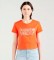 Levi's T-shirt orange parfait