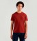 Levi's Camiseta Housemark original vermelha