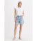 Comprare Levi's Pantaloncini larghi blu a vita alta