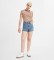 Acheter Levi's Short taille haute pour maman bleu
