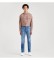 Levi's Calças de ganga de cintura alta com corte cónico 502 azul