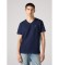 Comprar Levi's T-shirt com decote em V azul