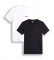 Levi's Pacote de duas T-shirts preto, branco
