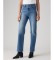 Kaufen Levi's Ribcage gerade Knöcheljeans blau