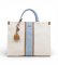 Acheter Liu Jo Sac moyen en jacquard beige, bleu