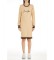 Liu Jo Eco-sustainable beige knitted dress