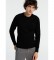 Lois Basic Sweater Box Collar black