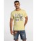 Lois T-shirt gialla con marchio