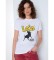 Lois Jeans Short sleeve white print t-shirt