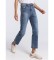 Lois Jeans : Tall Box - Straight Wide Crop bleu