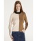 Buy Lois Jeans Two-tone brown jumper